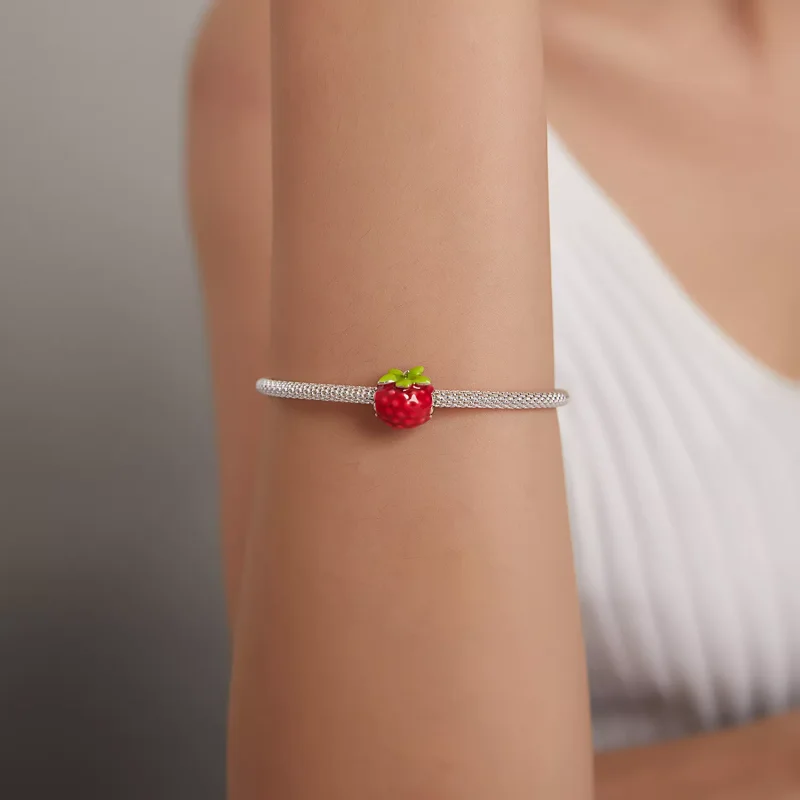(immagine per) Charm tipo Pandora Lampone - BSC487 - Visualizza 5