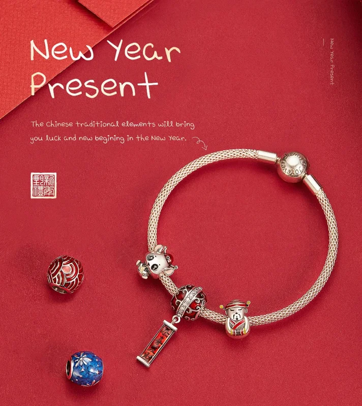 (immagine per) Charm tipo Pandora Lanterna - BSC134 - Visualizza 7
