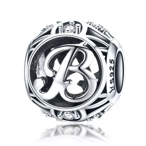 (immagine per) Charm tipo Pandora Lettera b - SCC738-B
