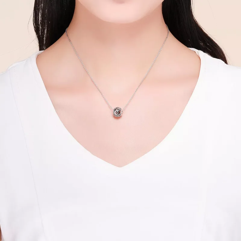 (immagine per) Charm tipo Pandora Lettera-E - SCC738-E - Visualizza 5
