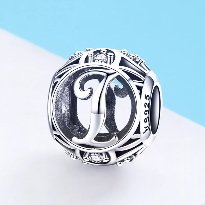 (immagine per) Charm tipo Pandora Lettera-I - SCC738-I - Visualizza 2