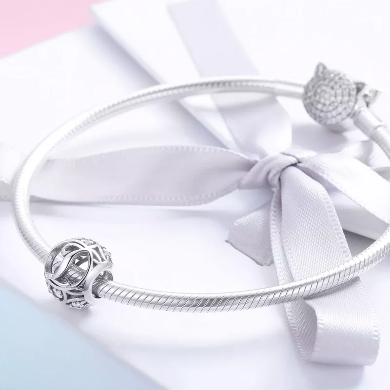 (immagine per) Charm tipo Pandora Lettera-I - SCC738-I - Visualizza 4