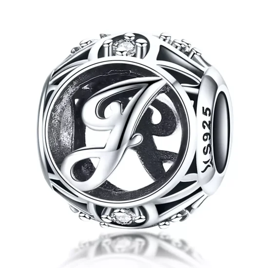 (immagine per) Charm tipo Pandora Lettera-J - SCC738-J