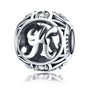 (immagine per) Charm tipo Pandora Lettera-K - SCC738-K