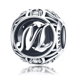 (immagine per) Charm tipo Pandora Lettera-M - SCC738-M
