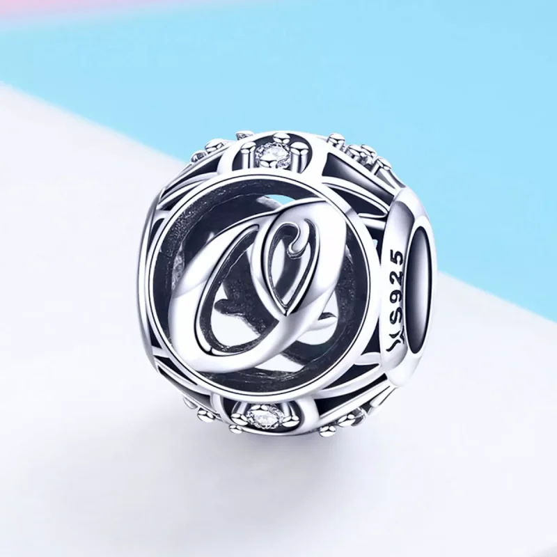 (immagine per) Charm tipo Pandora Lettera-O - SCC738-O - Visualizza 2