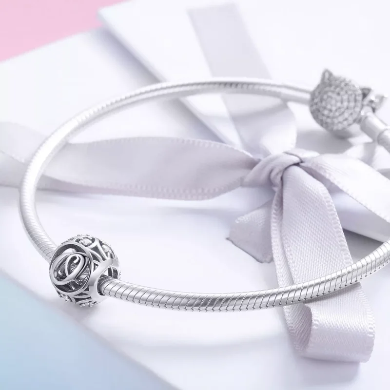 (immagine per) Charm tipo Pandora Lettera-O - SCC738-O - Visualizza 4