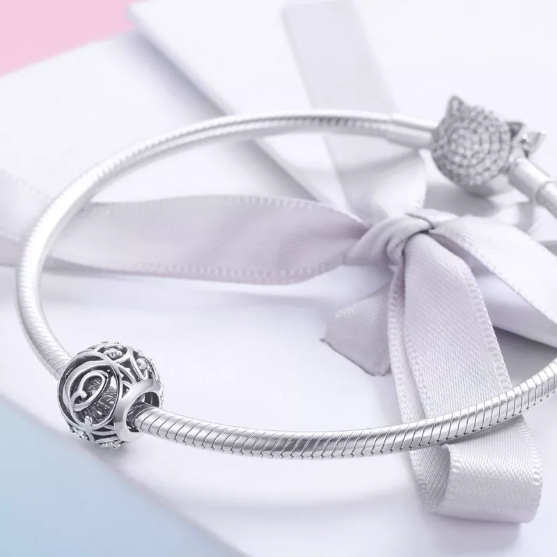 (immagine per) Charm tipo Pandora Lettera-Q - SCC738-Q - Visualizza 4