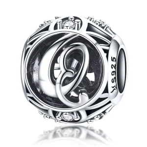 (immagine per) Charm tipo Pandora Lettera-Q - SCC738-Q