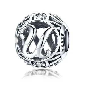 (immagine per) Charm tipo Pandora Lettera-U - SCC738-U