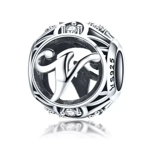 (immagine per) Charm tipo Pandora Lettera-V - SCC738-V