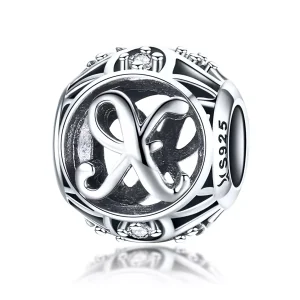 (immagine per) Charm tipo Pandora Lettera-X - SCC738-X