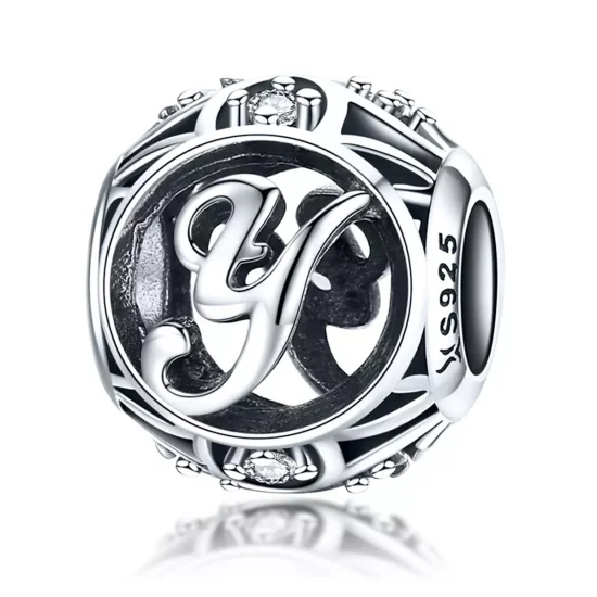 (immagine per) Charm tipo Pandora Lettera-Y - SCC738-Y