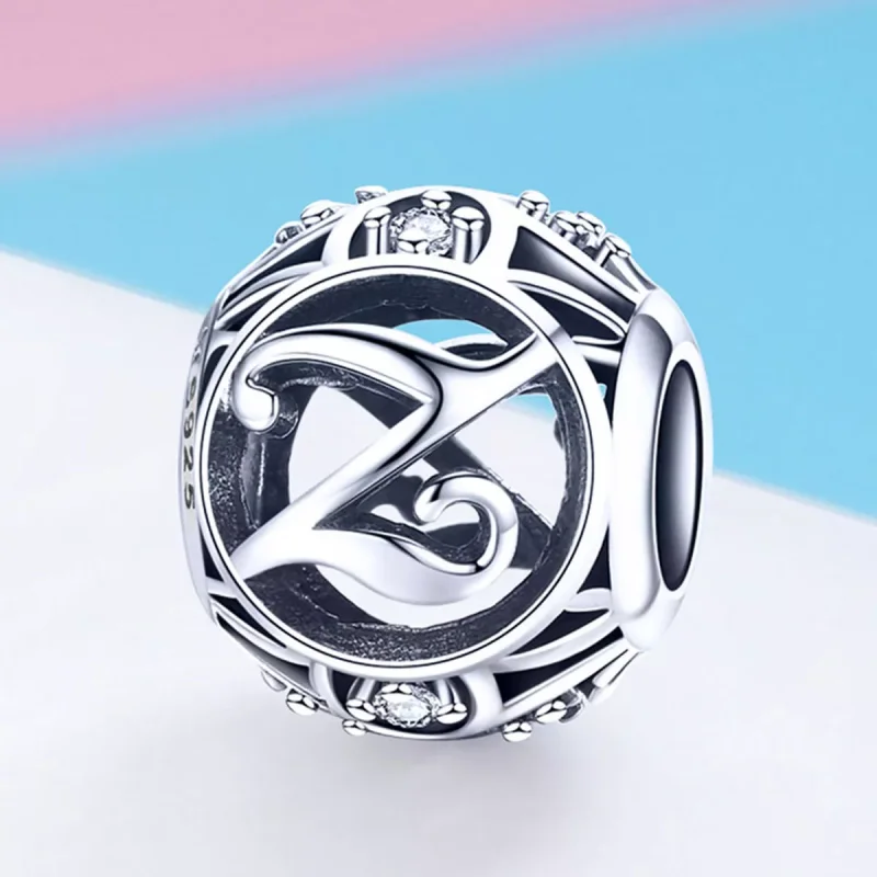 (immagine per) Charm tipo Pandora Lettera-Z - SCC738-Z - Visualizza 2