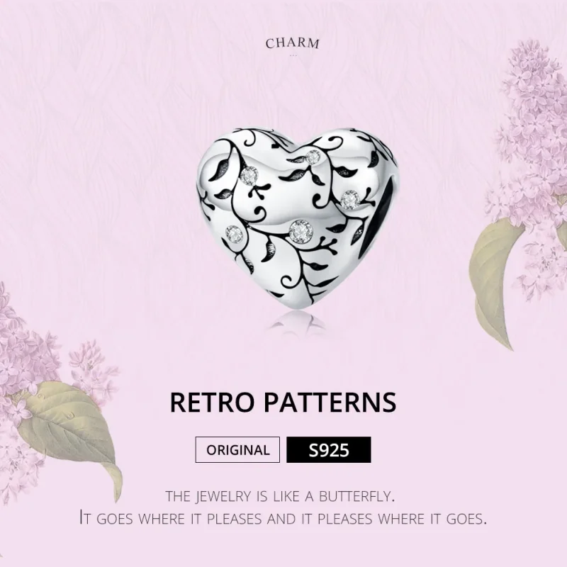 (immagine per) Charm tipo Pandora Modelli retrò - SCC1323 - Visualizza 6