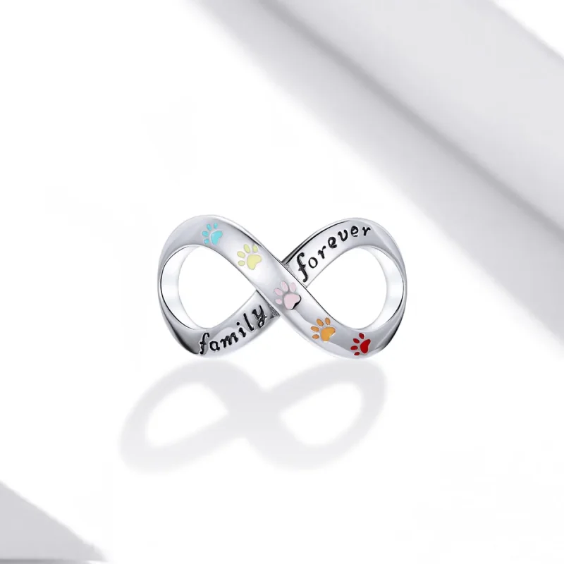 (immagine per) Charm tipo Pandora L'impronta della zampa dell'amore - SCC1849 - Visualizza 2