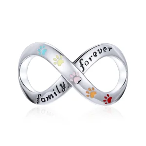 (immagine per) Charm tipo Pandora L'impronta della zampa dell'amore - SCC1849