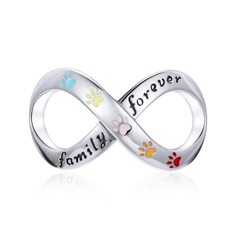 (immagine per) Charm tipo Pandora L'impronta della zampa dell'amore - SCC1849