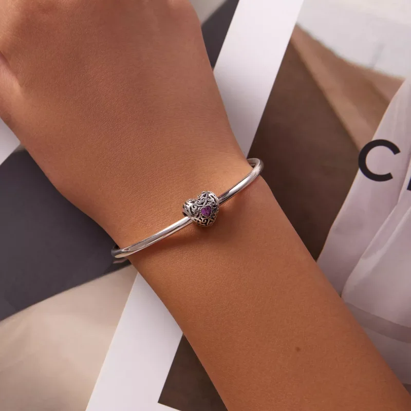 (immagine per) Charm tipo Pandora Modello retrò amore - SCC2136 - Visualizza 5