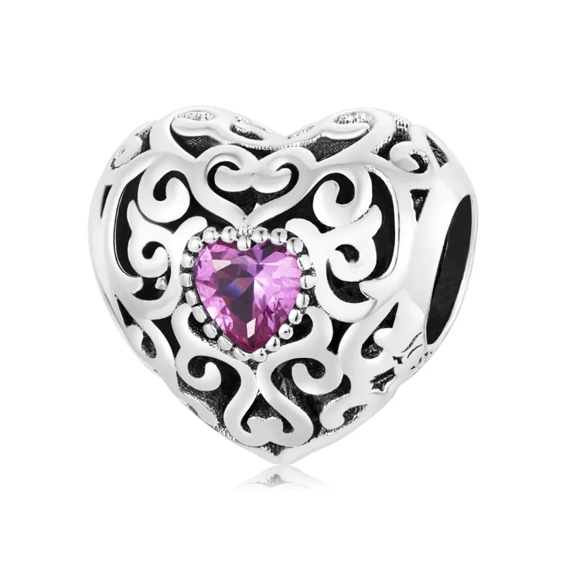 (immagine per) Charm tipo Pandora Modello retrò amore - SCC2136