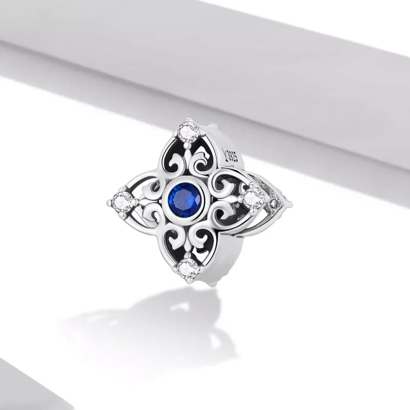 (immagine per) Charm tipo Pandora Modello retrò traforato - SCC2128 - Visualizza 2