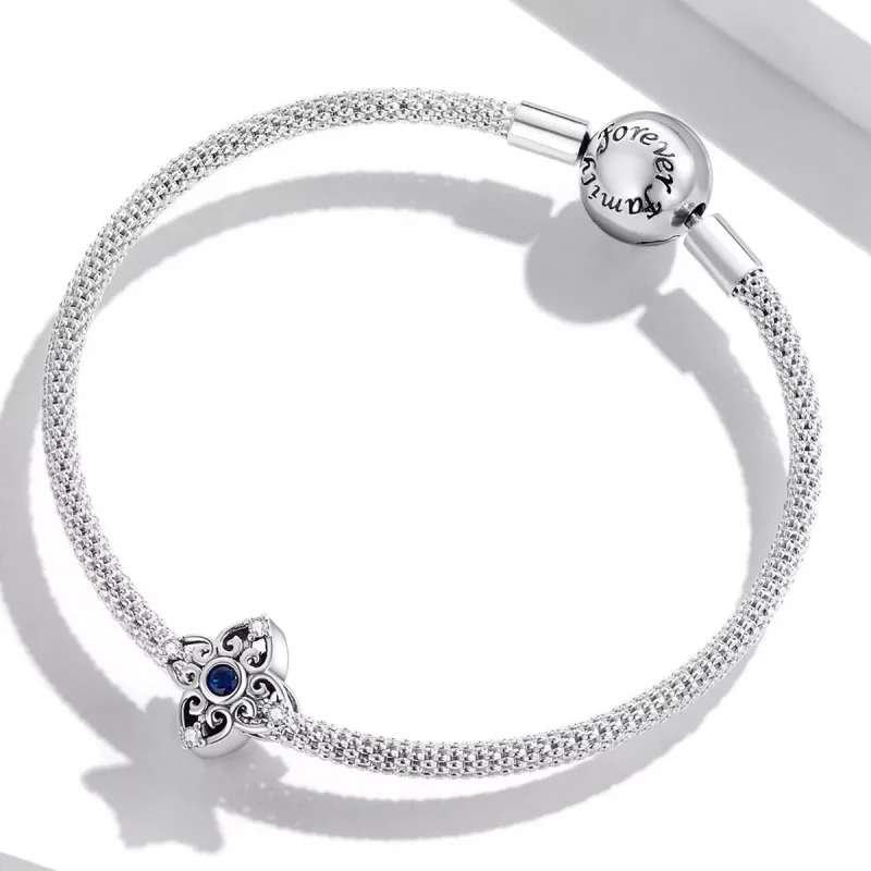 (immagine per) Charm tipo Pandora Modello retrò traforato - SCC2128 - Visualizza 3