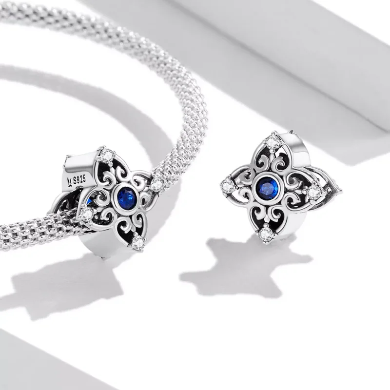 (immagine per) Charm tipo Pandora Modello retrò traforato - SCC2128 - Visualizza 4