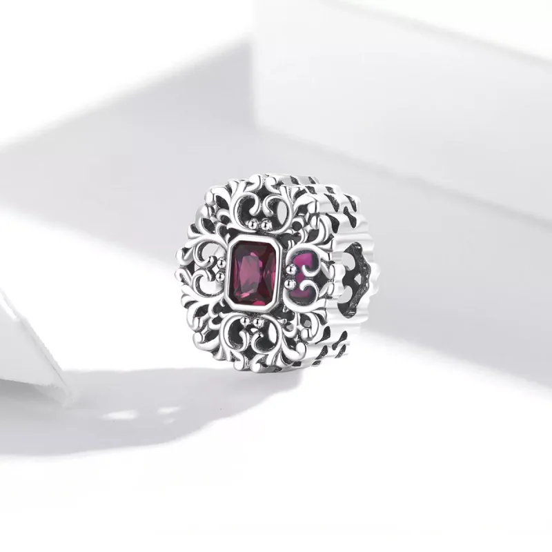 (immagine per) Charm tipo Pandora Modello retrò - Zirconio - SCC2152 - Visualizza 2