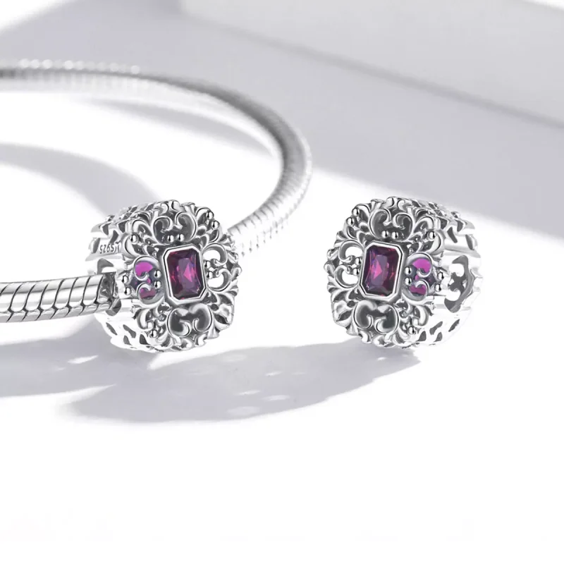 (immagine per) Charm tipo Pandora Modello retrò - Zirconio - SCC2152 - Visualizza 4