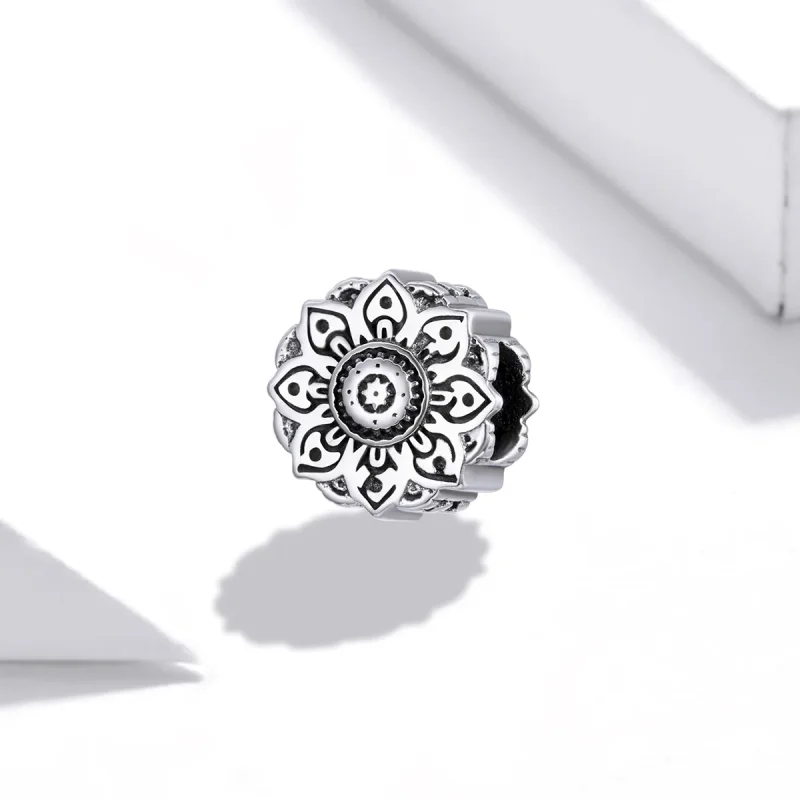 (immagine per) Charm tipo Pandora Loto d'epoca - SCC1823 - Visualizza 2