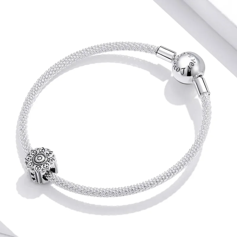 (immagine per) Charm tipo Pandora Loto d'epoca - SCC1823 - Visualizza 3