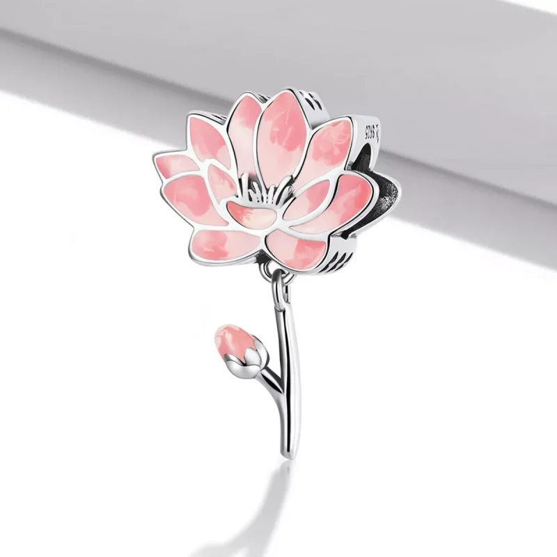 (immagine per) Charm tipo Pandora Loto fresco - SCC2157 - Visualizza 2