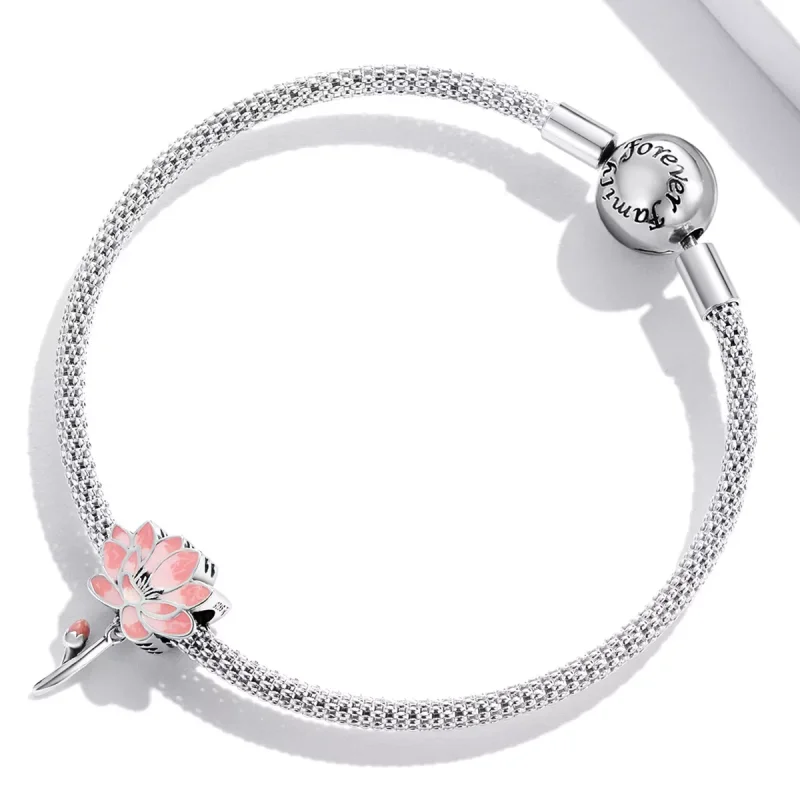 (immagine per) Charm tipo Pandora Loto fresco - SCC2157 - Visualizza 3