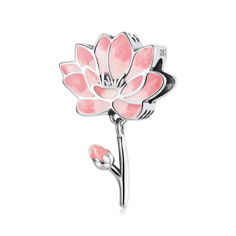 (immagine per) Charm tipo Pandora Loto fresco - SCC2157