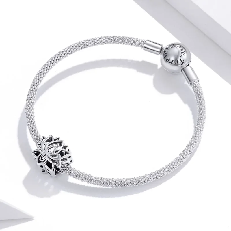 (immagine per) Charm tipo Pandora Loto in fiore - SCC1724 - Visualizza 3