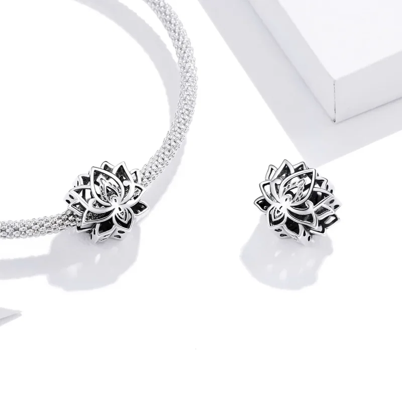 (immagine per) Charm tipo Pandora Loto in fiore - SCC1724 - Visualizza 4