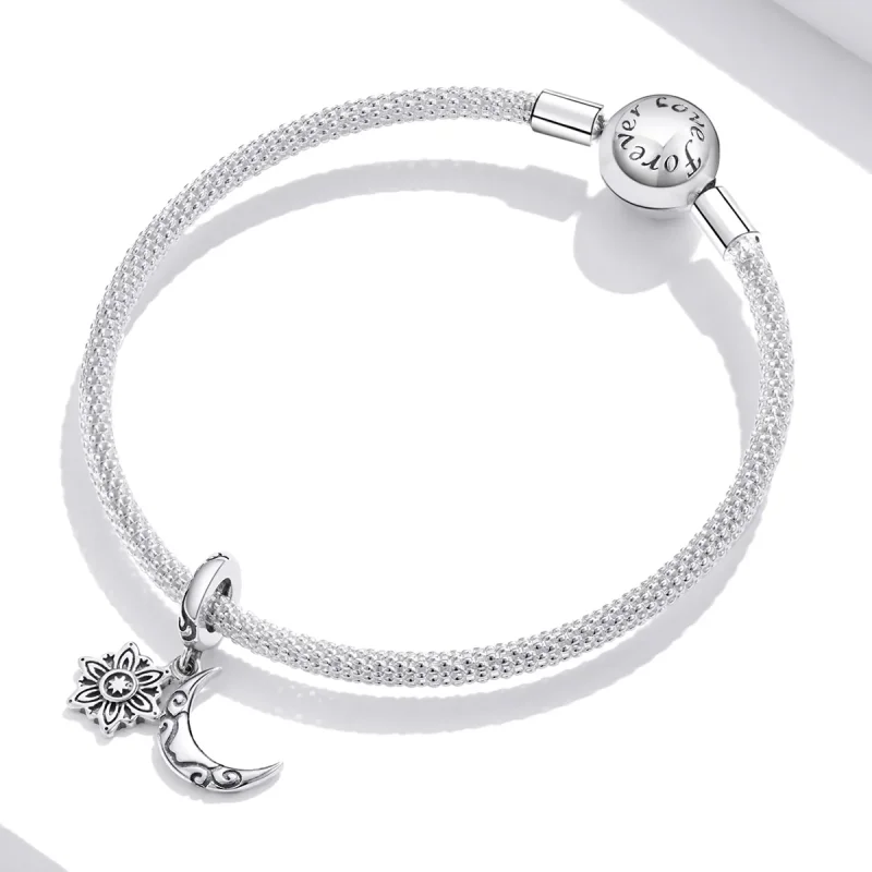 (immagine per) Charm tipo Pandora Loto lunare - SCC1826 - Visualizza 3