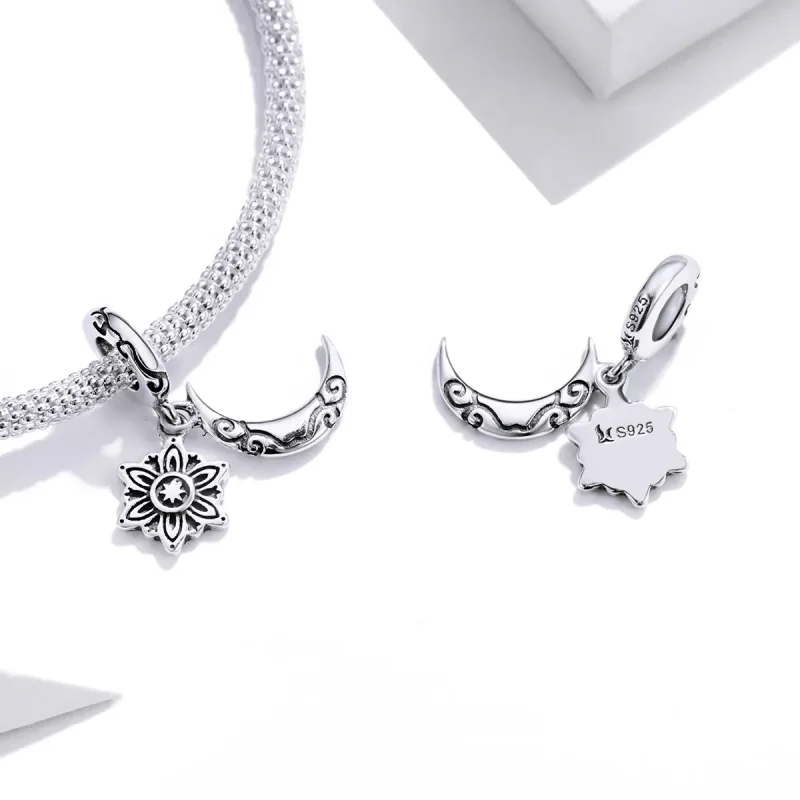 (immagine per) Charm tipo Pandora Loto lunare - SCC1826 - Visualizza 4