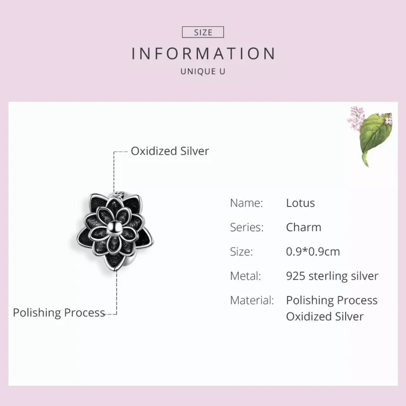 (immagine per) Charm tipo Pandora Loto - SCC1196 - Visualizza 3