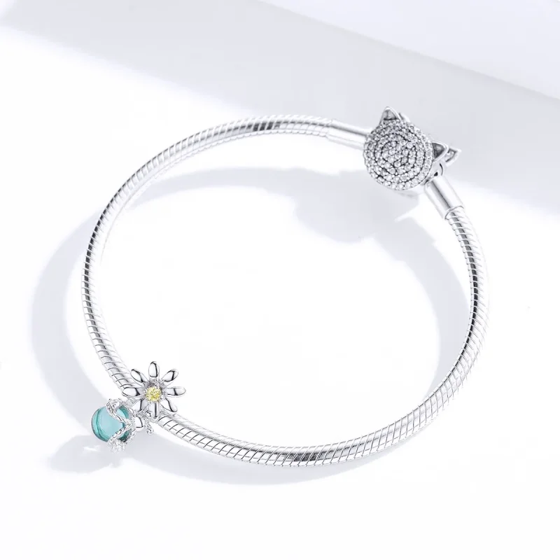 (immagine per) Charm tipo Pandora Lucciole E Margherita - SCC1369 - Visualizza 2