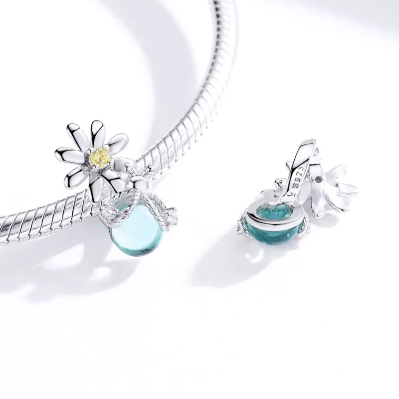 (immagine per) Charm tipo Pandora Lucciole E Margherita - SCC1369 - Visualizza 4