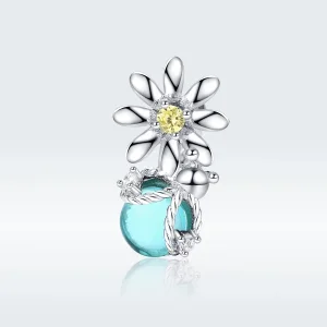 (immagine per) Charm tipo Pandora Lucciole E Margherita - SCC1369