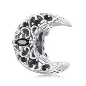 (immagine per) Charm tipo Pandora Luna della notte oscura - SCC2370