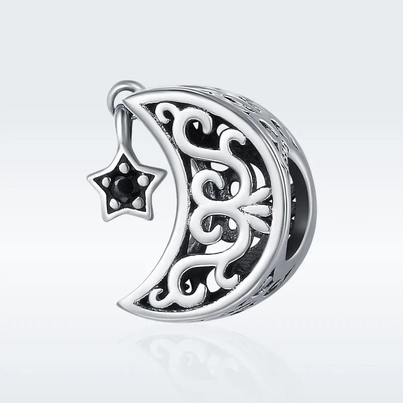 (immagine per) Charm tipo Pandora Luna E Stella - SCC483 - Visualizza 2