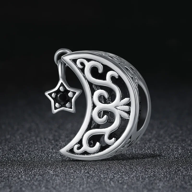 (immagine per) Charm tipo Pandora Luna E Stella - SCC483 - Visualizza 3