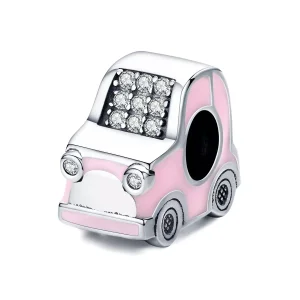 (immagine per) Charm tipo Pandora Macchina rosa - SCC1380