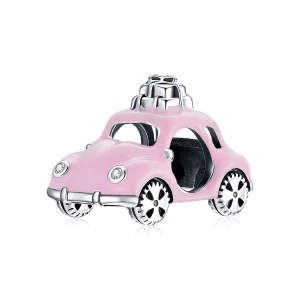 (immagine per) Charm tipo Pandora Macchina rosa - SCC1738