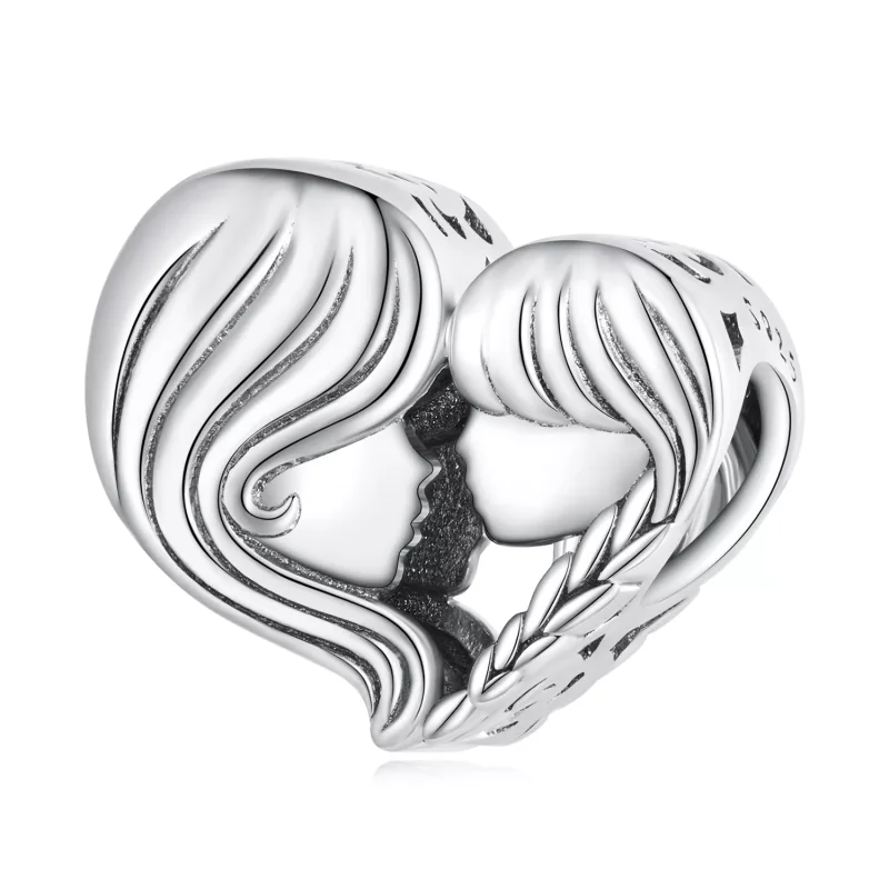(immagine per) Charm tipo Pandora Madre e figlia - BSC687