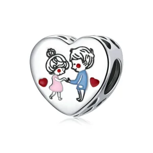 (immagine per) Charm tipo Pandora Mamma e figlia - SCC1744