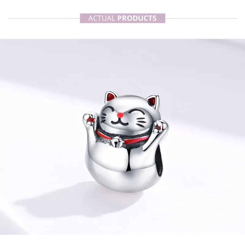 (immagine per) Charm tipo Pandora Maneki Neko - SCC1178 - Visualizza 5